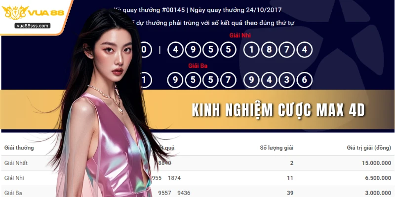 Kinh nghiệm cược Max 4D